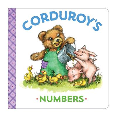 英文原版 Corduroy's Numbers 小熊可杜罗的数字 小熊可可 儿童经典算数启蒙认知绘本 纸板书 英文版 进口英语原版书籍