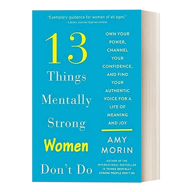 英文原版 13 Things Mentally Strong Women Don't Do 内心强大的女性不会做的13件事 英文版 进口英语原版书籍 书籍/杂志/报纸 人文社科类原版书 原图主图