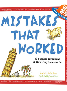英文原版 Mistakes That Worked 小错误 大发明 40个发明的小故事 Charlotte Foltz Jones 英文版 进口英语原版书籍