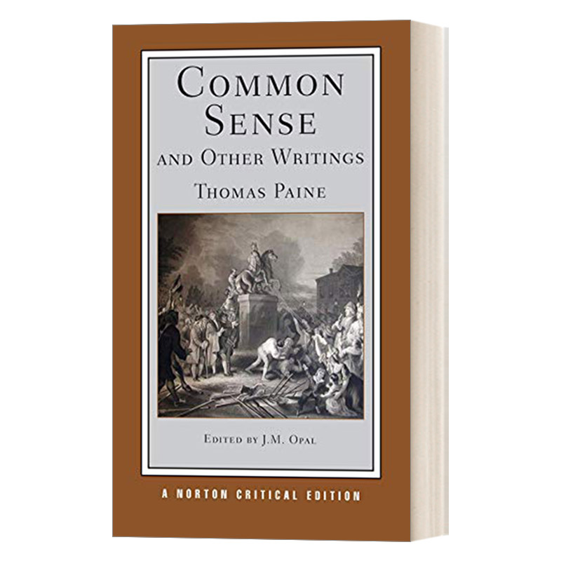 英文原版 Common Sense and Other Writings 常识等潘恩作品集 诺顿文学解读系列 Norton Critical Editions 英文版 进口英语书籍