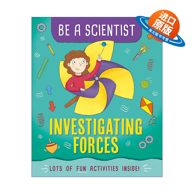 英文原版 Be a Scientist Investigating Forces 成为科学家 探索动力 儿童科普绘本 英文版 进口英语原版书籍