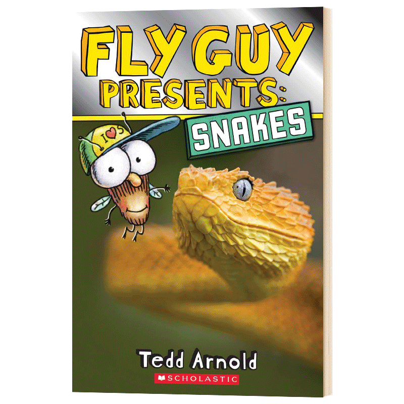 英文原版 Fly Guy Presents #7 Snakes Scholastic Reader  Level 2 苍蝇小子#7 蛇 英文版儿童外文书
