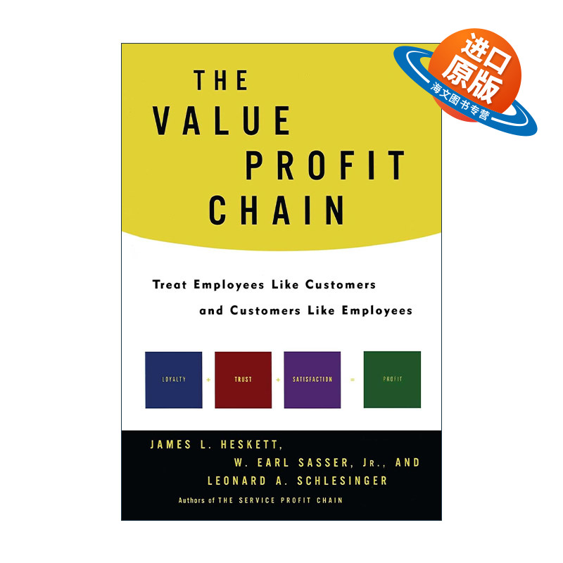 英文原版 The Value Profit Chain 价值利润链 哈佛商学院教授James L. Heskett英文版 进口英语原版书籍