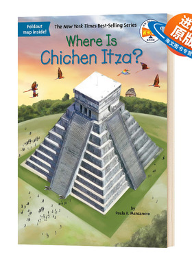 进口包邮 英文原版 Where Is Chichen Itza? 奇琴伊察在哪里 英文版 儿童历史文化科普文学书