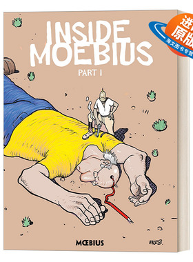 英文原版 Moebius Library Inside Moebius Part 1 黑马墨比斯图书馆 墨比斯杂想录1 Jean Giraud 精装漫画 英文版 进口英语书籍
