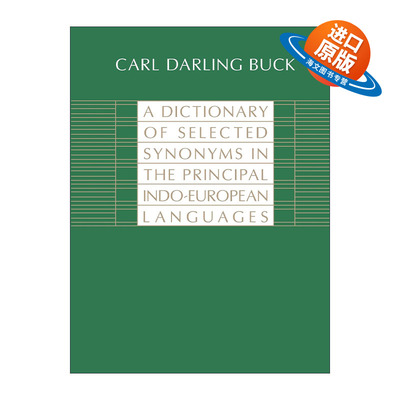英文原版 A Dictionary of Selected Synonyms in the Principal Indo-European Languages 印欧主要语言精选同义词词典 进口书籍