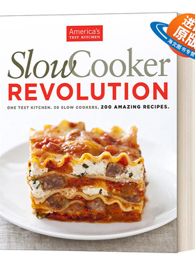 英文原版 Slow Cooker Revolution 慢锅革命 一个试验厨房 30个慢锅 200个神奇食谱 America's Test Kitchen 英文版 进口英语书籍