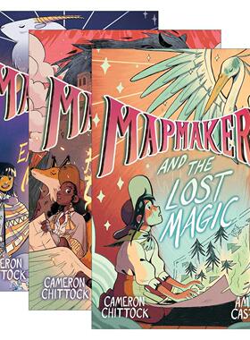 英文原版 Mapmakers 制图者系列3册 儿童全彩奇幻冒险图像小说 英文版 进口英语原版书籍