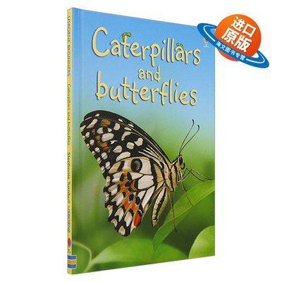 英文原版 Usborne Beginners Caterpillars and Butterflies 尤斯伯恩初学者系列 毛毛虫与蝴蝶 儿童科普百科精装 英文版 进口书籍