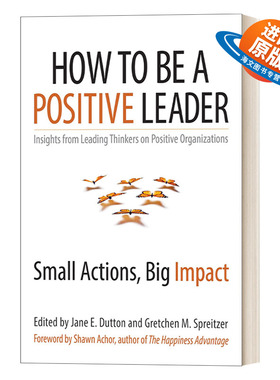 英文原版 How to Be a Positive Leader 成为一个积极的领导 小举动 大成效 企业管理 Jane E Dutton 英文版 进口英语原版书籍