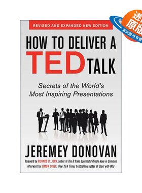 英文原版 How to Deliver a TED Talk 英文版 进口英语原版书籍