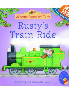 英文原版 Farmyard Tales Poppy and Sam Rusty's Train Ride 农场故事 鲁斯蒂的火车旅行 儿童启蒙故事书 英文版 进口英语书