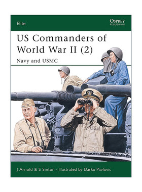 英文原版 US Commanders of World War II (2) 二战美军指挥官2 军事精锐系列 英文版 进口英语原版书籍