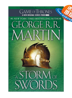 英文原版 A Storm of Swords A Song of Ice and Fire  Book 3 冰与火之歌3 冰雨的风暴 英文版 进口英语原版书籍