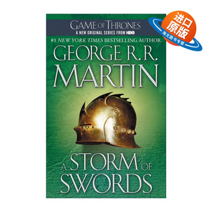 英文原版 A Storm of Swords A Song of Ice and Fire  Book 3 冰与火之歌3 冰雨的风暴 英文版 进口英语原版书籍