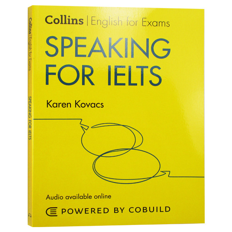 柯林斯雅思口语 英文原版 speaking for ielts 雅思考试工具书 进口
