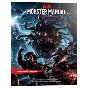 龙与地下城 怪物图鉴 英文原版 精装 Dungeons Dragons Monster Manual Wizards of the Coast 英文版进口英语书籍