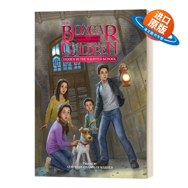 英文原版 Hidden in the Haunted School 藏在闹鬼的学校里 棚车少年144 The Boxcar Children Mysteries 英文版进口英语原版书籍