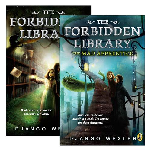 英文原版 The Forbidden Library系列2册 禁忌图书馆 幻变迷宫 儿童奇幻小说 Django Wexler 英文版 进口英语原版书籍