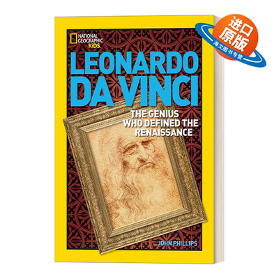 英文原版 Leonardo da Vinci  达芬奇 美国国家地理名人传记World History Biographies儿童科普百科 英文版 进口英语原版书籍