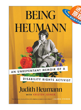 英文原版 Being Heumann 朱迪思·休曼传 残疾人权利活动家回忆录 Judith Heumann 英文版 进口英语原版书籍