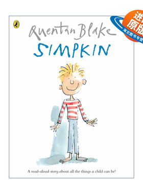 英文原版 Simpkin 金发男孩辛普金 昆汀布莱克绘本 英文版 进口英语原版书籍