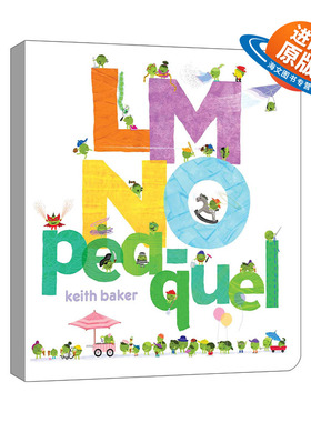 英文原版 LMNO Pea-quel 豌豆系列 从1到10的数字新冒险 纸板书 英文版 进口英语原版书籍