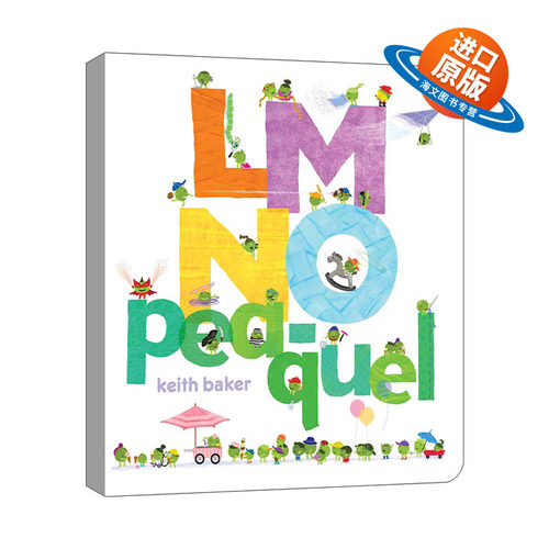 英文原版 LMNO Pea-quel 豌豆系列 从1到10的数字新冒险 纸板书 英文版 进口英语原版书籍