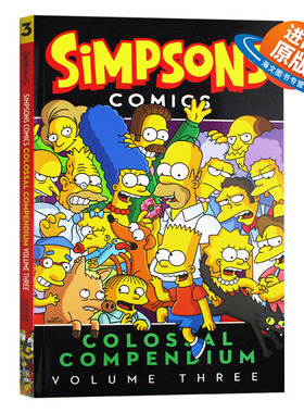 辛普森漫画大全3 英文原版 Simpsons Comics Colossal Compendium Volume 3 英文版 进口原版英语漫画书籍 Matt Groening