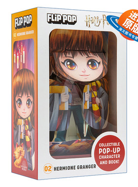 英文原版 Harry Potter Flip Pop: Hermione Granger 哈利波特立体书 赫敏格兰杰 英文版 进口英语原版书籍
