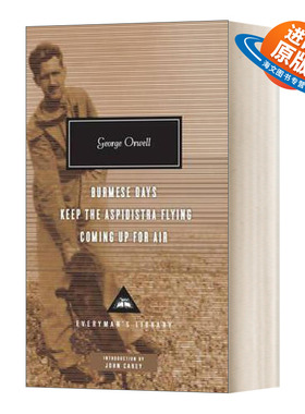 英文原版 Burmese Days Keep the Aspidistra Flying 乔治·奥威尔 缅甸岁月 让叶兰继续飘扬 上来透口气 英文版 进口英语书籍