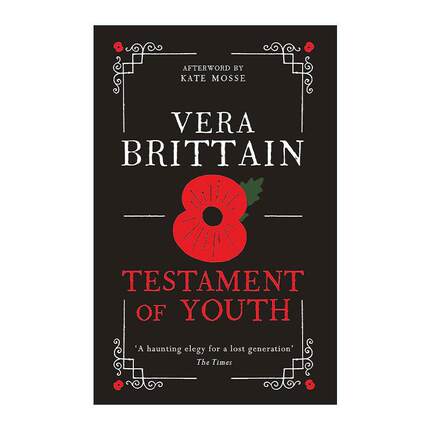 英文原版 Testament of Youth 青春誓言 电影原著一战回忆录 维拉·布里顿 精装 英文版 进口英语原版书籍
