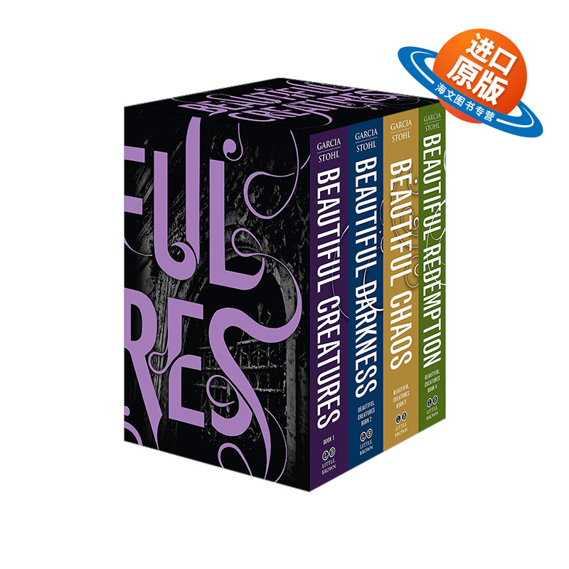 英文原版 The Beautiful Creatures Complete Paperback Collection 美丽生灵4册合集 平装 英文版 进口英语原版书籍