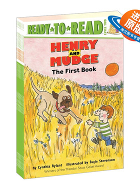 英文原版 Henry and Mudge Ready-to-Read Value Pack 亨利和玛吉6册装#1 英文版 进口英语原版书籍儿童外文书