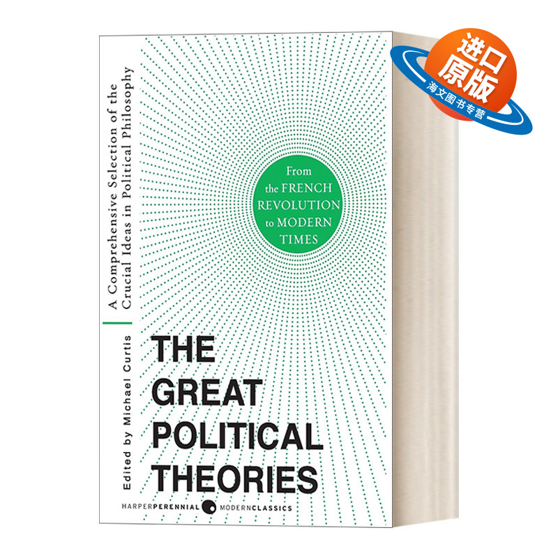 英文原版 The Great Political Theories V.2 伟大的政治理论 卷二 美国政治哲学 AP比较政府与政治读物 英文版 进口英语原版书籍