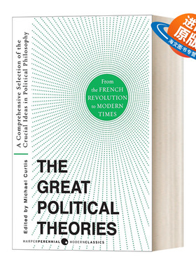 英文原版 The Great Political Theories V.2 伟大的政治理论 卷二 美国政治哲学 AP比较政府与政治读物 英文版 进口英语原版书籍