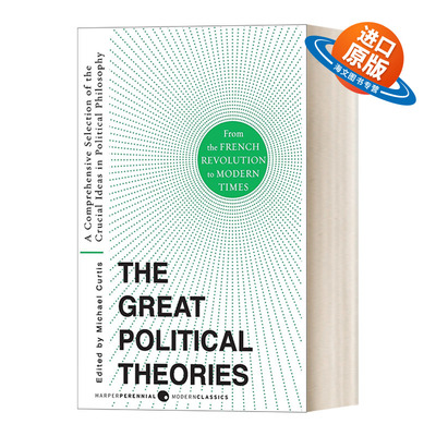 英文原版 The Great Political Theories V.2 伟大的政治理论 卷二 美国政治哲学 AP比较政府与政治读物 英文版 进口英语原版书籍