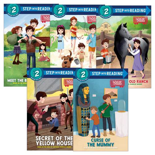英文原版 Step into Reading 2 Boxcar Children Early Reader 棚车少年系列5册 英文版 进口英语原版书籍