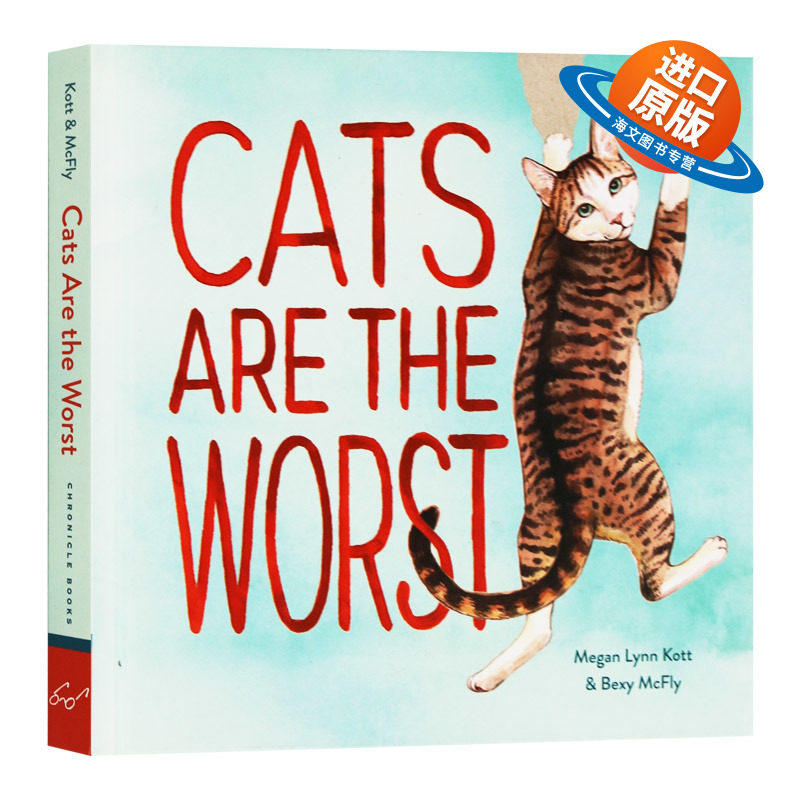 英文原版 精装 Cats Are the Worst  猫咪很坏 猫奴视角 英文版