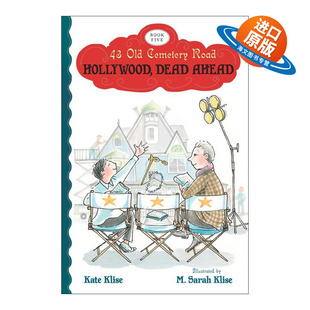 英文原版 Hollywood Dead Ahead 旧公墓路43号5 搞笑鬼故事 儿童漫画 英文版 进口英语原版书籍