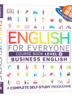 DK人人学英语 商务英语2 英文原版 English for Everyone Business English Level 2 Course Book 进口原版自学教材书籍 英文版
