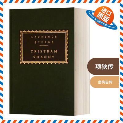 英文原版 精装小说 Tristram Shandy 项狄传 人人图书馆精装收藏版 英文版 进口英语原版书籍