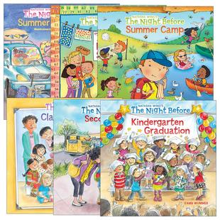 Wing The 儿童绘本 英文原版 幼儿园毕业 进口英语原版 Before 英文版 Night 书籍 前一晚校园生活主题系列6册 班级照相日 Natasha
