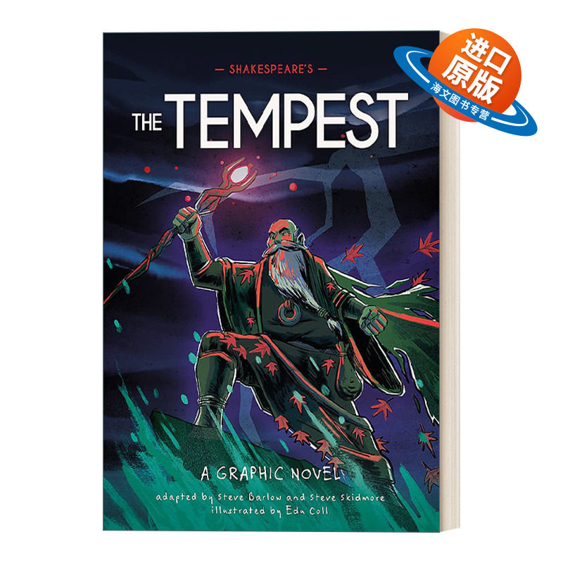 英文原版 Classics in Graphics Shakespeare's The Tempest 莎士比亚漫画版 暴风雨 精装 英文版 进口英语原版书籍