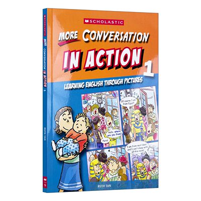 英文原版 More Conversation In Action 1 学乐画中画 更多对话卷1 英文版 进口英语原版书籍