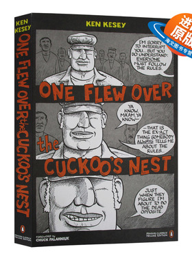 英文原版 One Flew Over the Cuckoo's Nest Ken Kesey 飞越疯人院 英文版 进口英语原版书籍外文小说