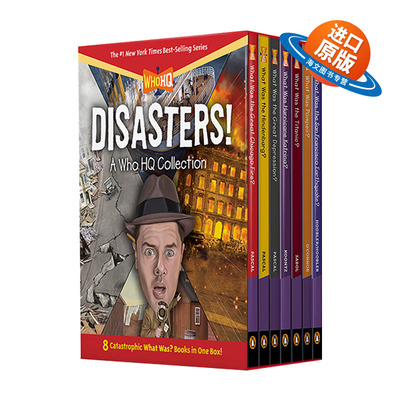 英文原版 Disasters!: A Who HQ Collection 灾难！8册套装 儿童科普百科 英文版 进口英语原版书籍儿童外文书