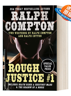 英文原版 Ralph Compton Double Rough Justice #1 粗暴的正义1 历史小说 英文版 进口英语原版书籍