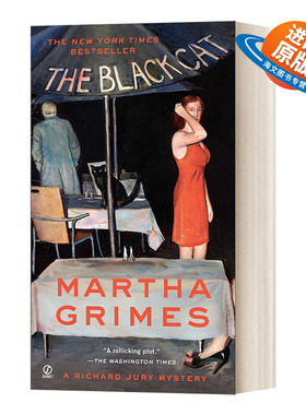英文原版 The Black Cat A Richard Jury Mystery 理查德?尤里系列 黑猫 美国解谜作家Martha Grimes 英文版 进口英语原版书籍