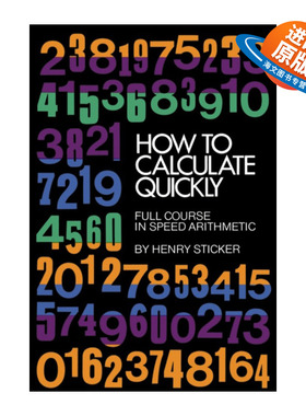 英文原版 How to Calculate Quickly 如何快速计算 速算全课程 Henry Sticker 英文版 进口英语原版书籍